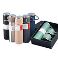 Stainless Steel Vacuum Flask Set with 2 Cups | 500ml Bottle Combo for Hot & Cold Beverages | Vacuum Insulated Water Flask Bottle for Tea, Coffee, Juice, Travel Use (Multicolor)  –  Not a Thermos