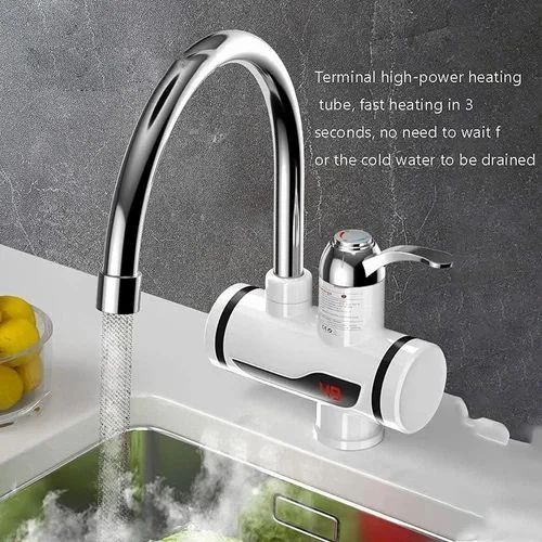Instant Electric Water Heater Faucet – Tankless Hot Water Heater for Kitchen & Bathroom, Energy-Efficient with Adjustable Temperature Control,