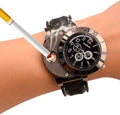 2 in 1 Electronic Cigarette Lighter Watch with USB Rechargeable Sporty Wristwatch Stylish Cigarette Lighter Watch, Multifunctional